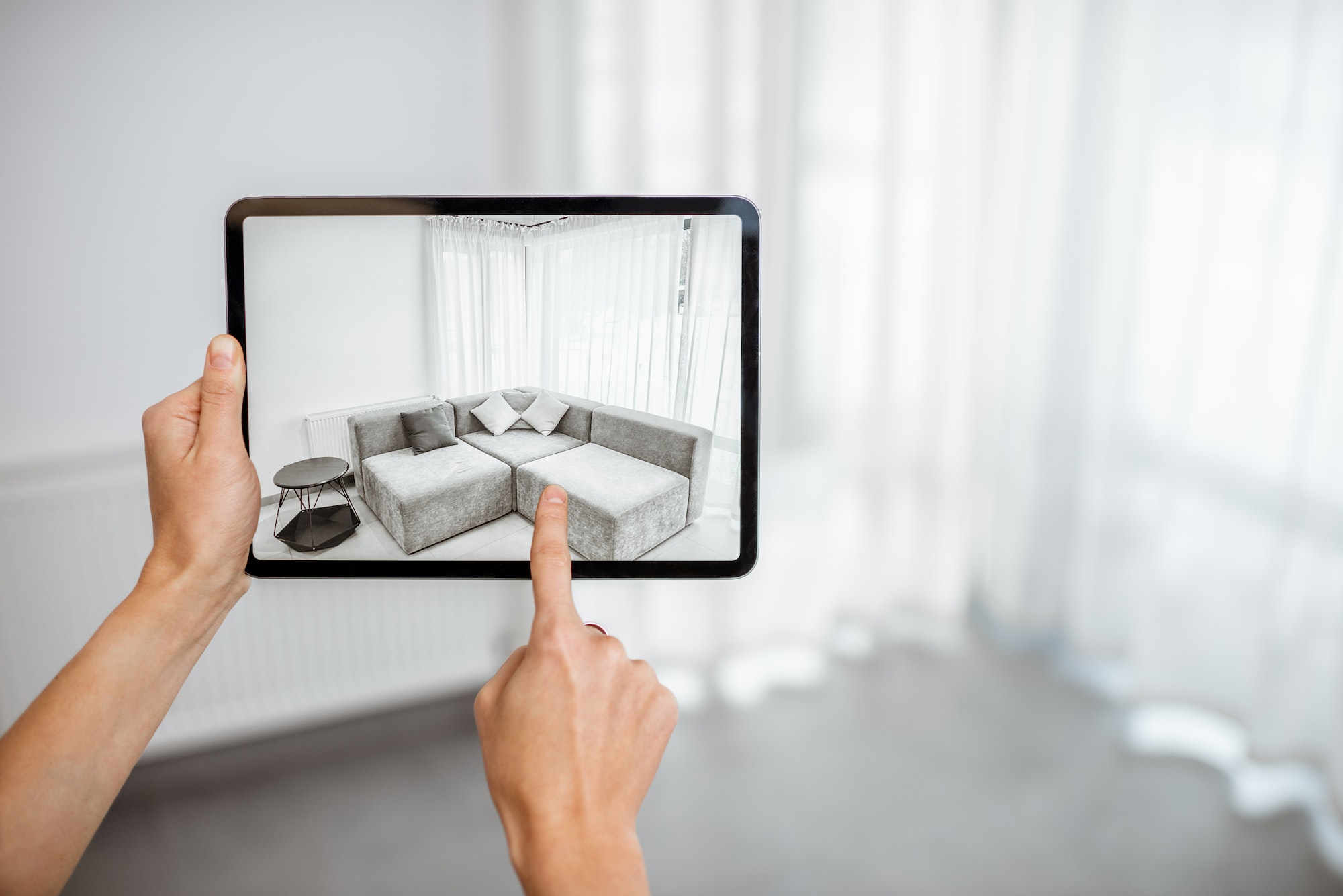 Using augmented reality to design interior